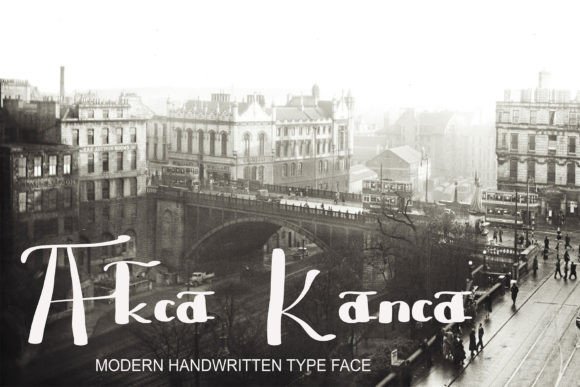 Akca Kanca: A Handwritten Font for Crafters and Sellers