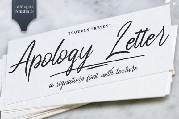 Apology Letter: A Signature Font That Transformed My Brand’s Look