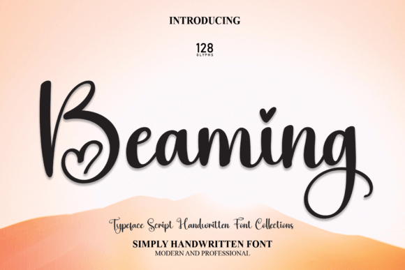 Beaming Script Font for Clean Web Design and Brand Presence