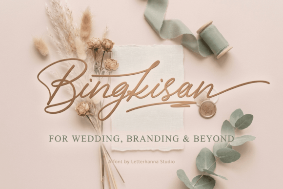 Bingkisan: A Web Designer Review of an Elegant Script Font