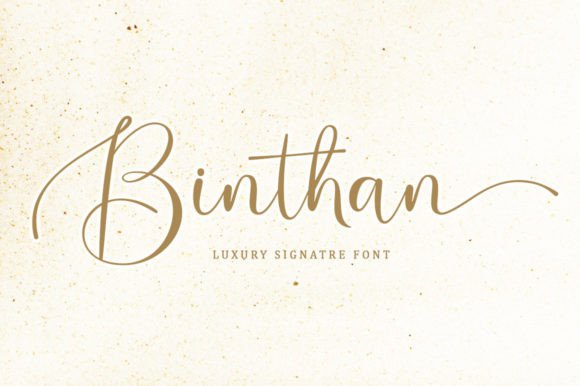 Binthan: A Signature Typeface for Modern Web Design