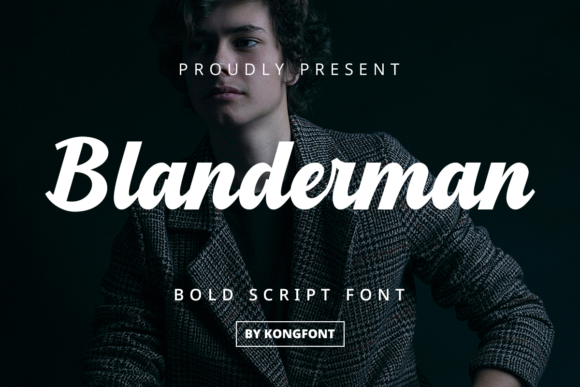 Blanderman: A Playful Script Font for Handmade Products