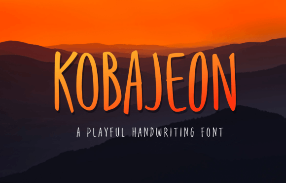 Bringing Playful Storytelling to Branding with Kobajeon Handwritten Font