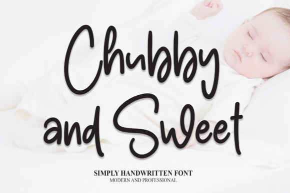 Chubby and Sweet: A Playful Script Font for Editorial Design