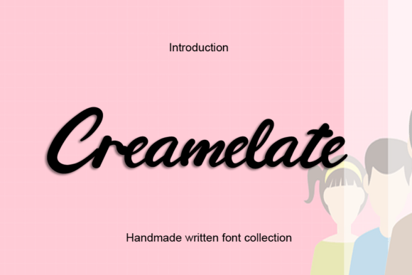 Creamelate: A Handwritten Font for Editorial Design