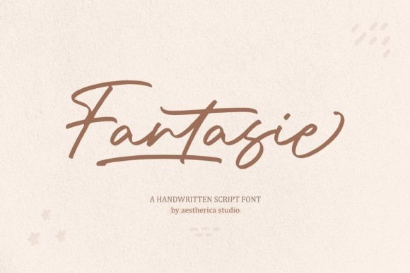 Fantasie Script Font: A Handwritten Typeface for Thoughtful Publishing
