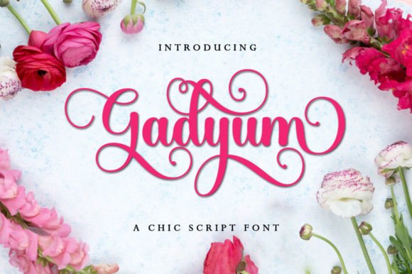 Gadyum: A Handwritten Font for Real Business Branding