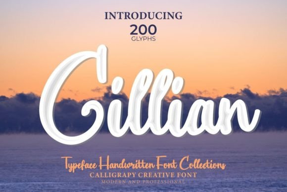 Gillian Font: Handwritten Charm for Your Brand
