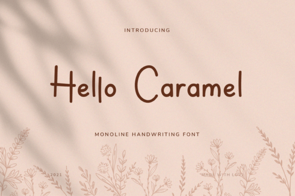 Hello Caramel: A Handwritten Font That Brings Warmth to Web Design