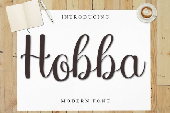 Hobba: A Script Typeface for Polished Editorial Design