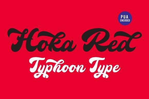Hoka Red: A Handwritten Font for Polished Small Business Branding