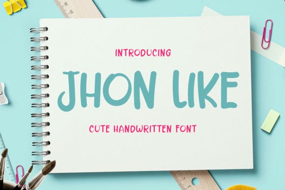 John Like Font: A Handwritten Touch for Small Business Branding