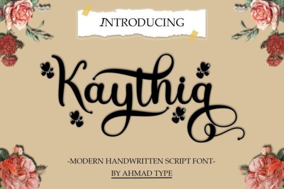 Kaythia: A Handwritten Font That Brings Warmth to Branding
