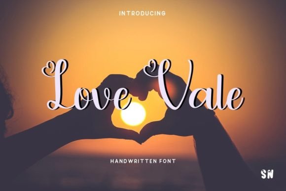 Love Vale: A Handwritten Font for Handmade Design
