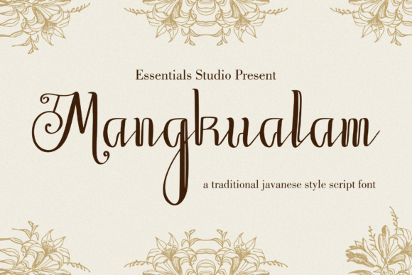 Mangkualam: A Traditional Javanese Script Font for Modern Digital Design