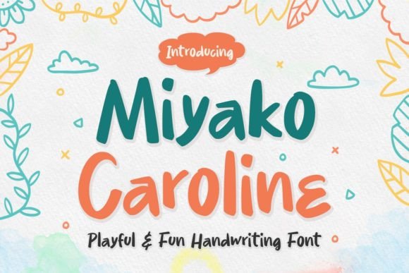 Miyako Caroline: A Handwritten Font That Transforms Digital Layouts
