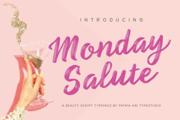 Monday Salute Font Review: A Handwritten Script for Thoughtful Editorial Design