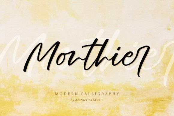 Monthier: A Handwritten Font That Brings Warmth to Web Design