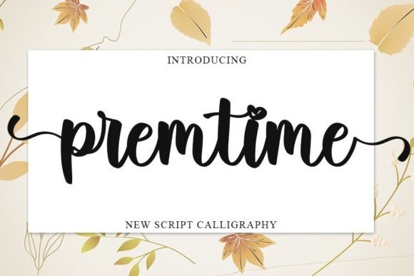 Premtime: A Handwritten Font That Brings Warmth to Editorial Design