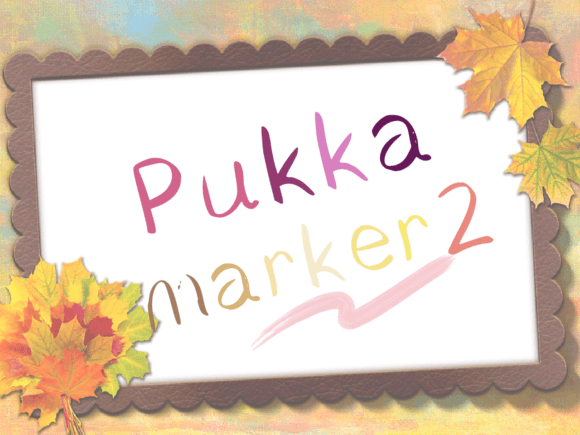 Pukkamarker2: Handwritten Font for Standout Small Business Branding