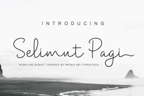 Selimut Pagi: A Handwritten Font for Modern Web Design