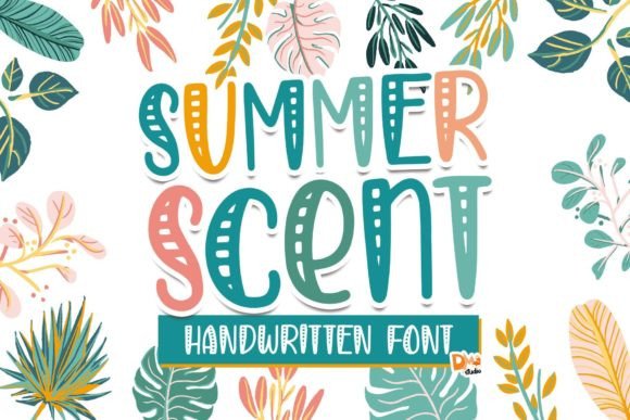 Summer Scent Font: Handwritten Charm for Handmade Makers