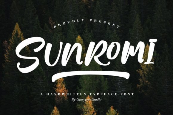 Sunromi: A Handwritten Script Font for Real Branding Work
