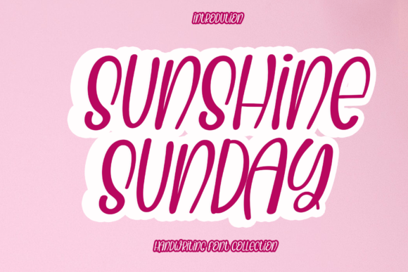 Sunshine Sunday Brings Warmth to Editorial Design and Blog Typography