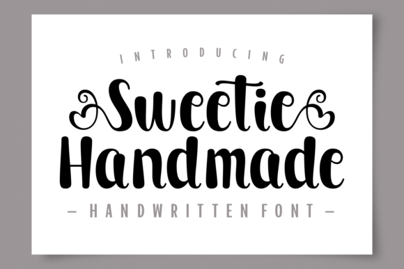 Sweetie Handmade: A Handwritten Font That Builds Brand Trust