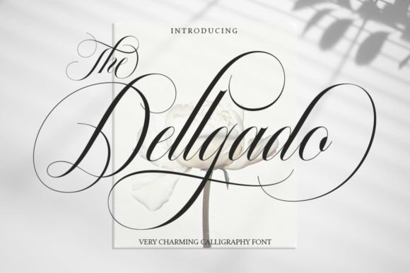 The Dellgado Font for Handmade Products and Packaging