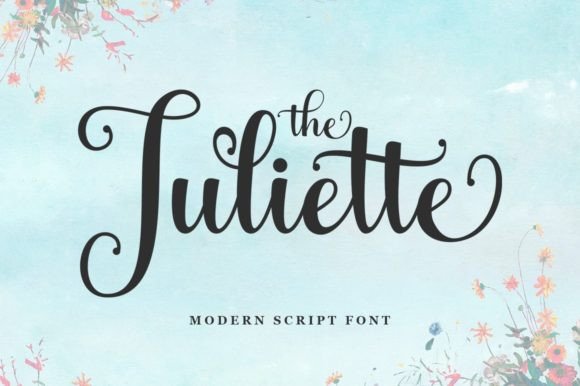 The Juliette: A Script Font for Editorial Design